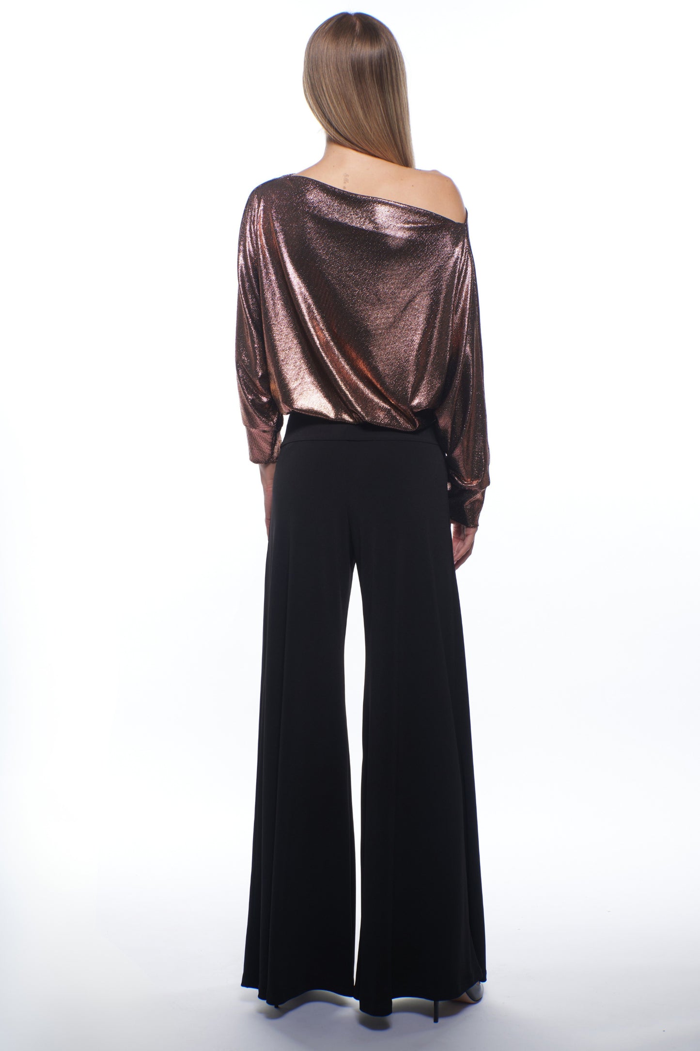 Super Luxe Mixed Media Jumpsuit