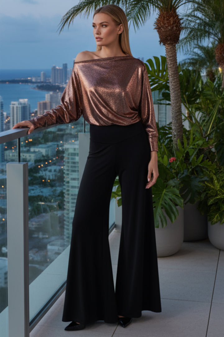 Super Luxe Mixed Media Jumpsuit