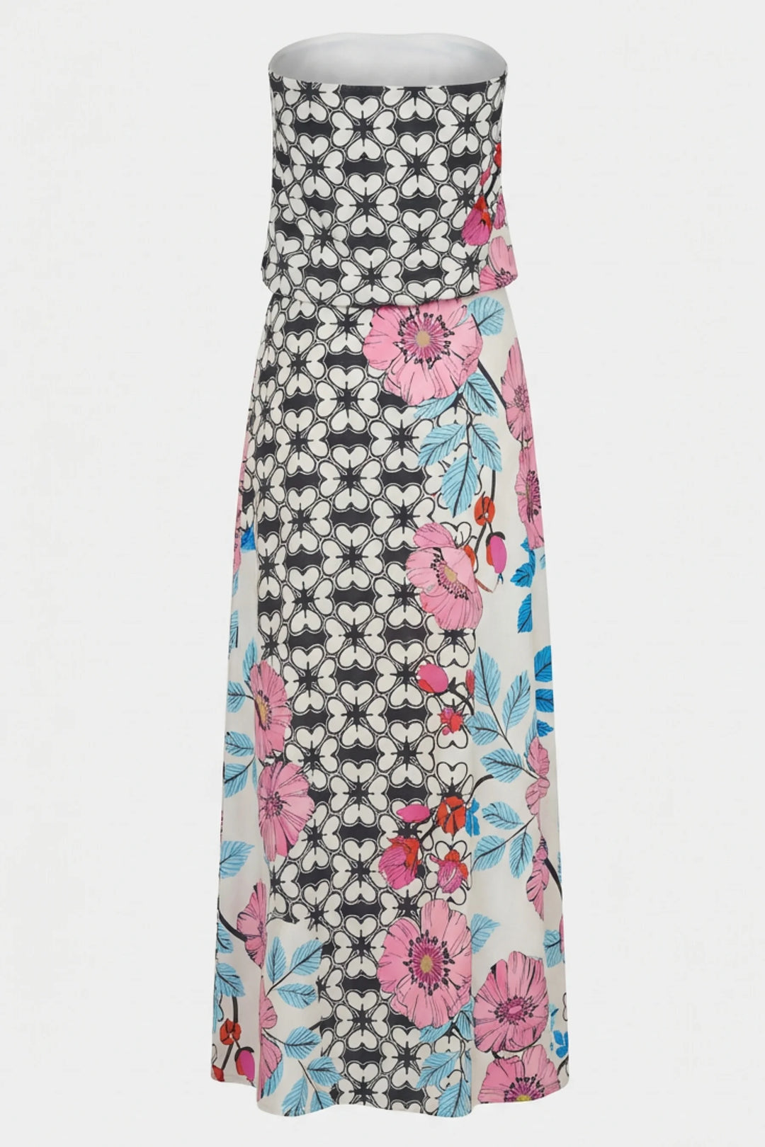 Kloe Strapless Statement Maxi Dress