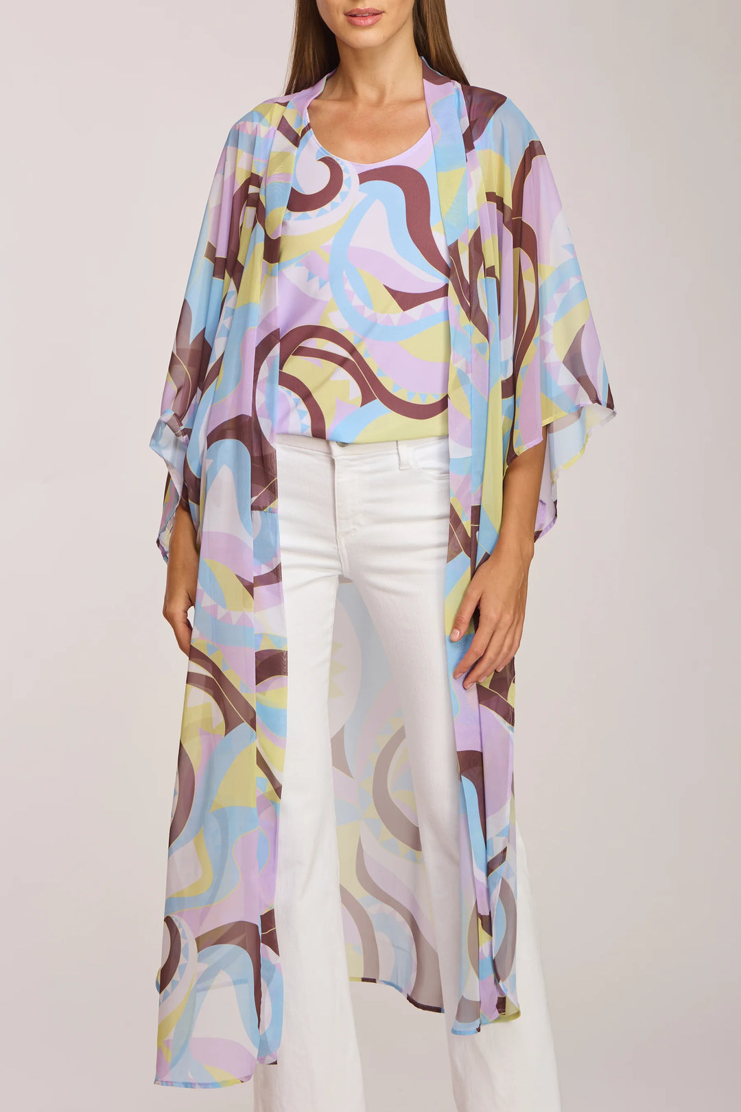 Nena Sheer Duster Vest