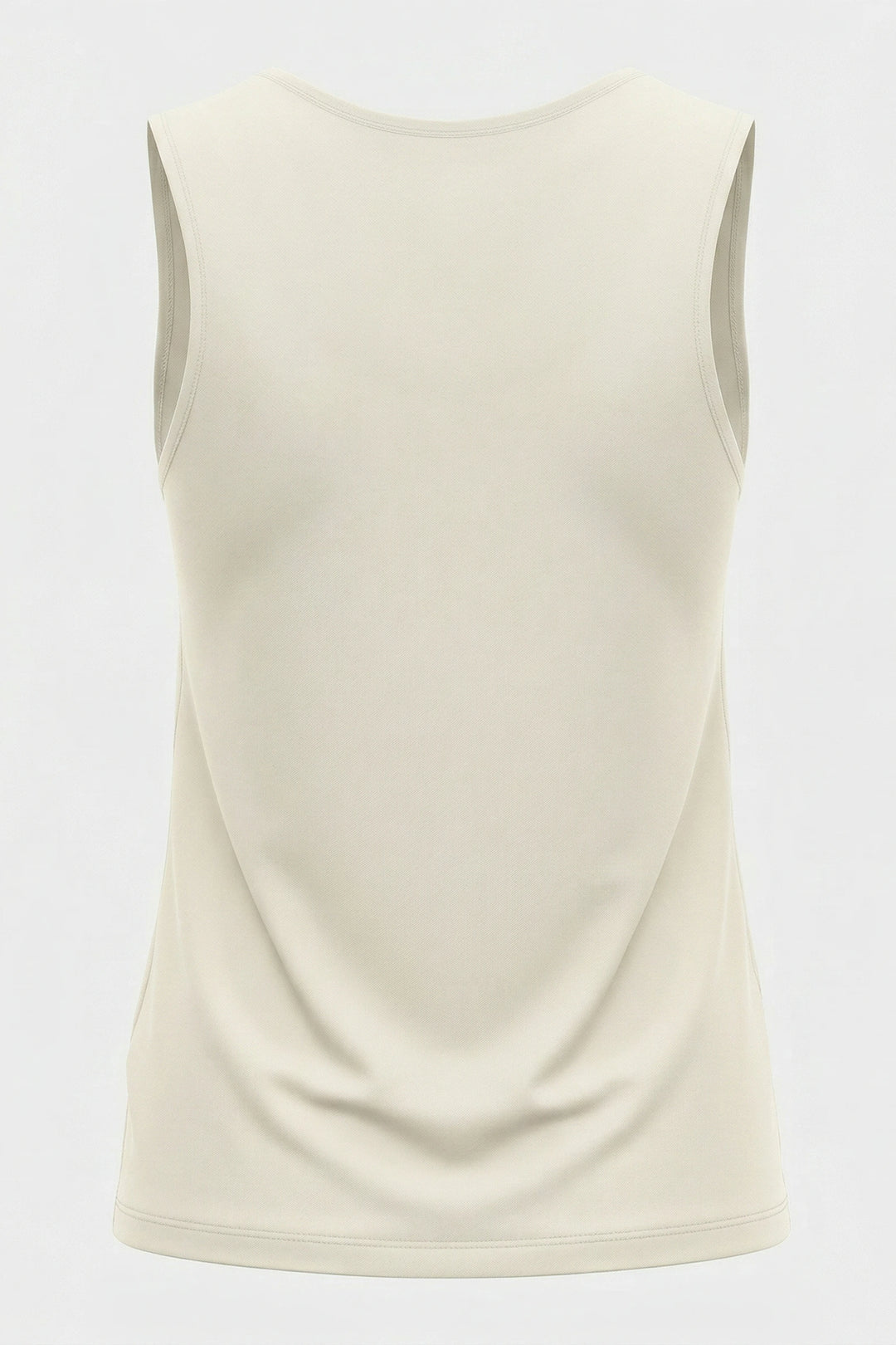 Ara Top Ivory back view garment structure and clean fit