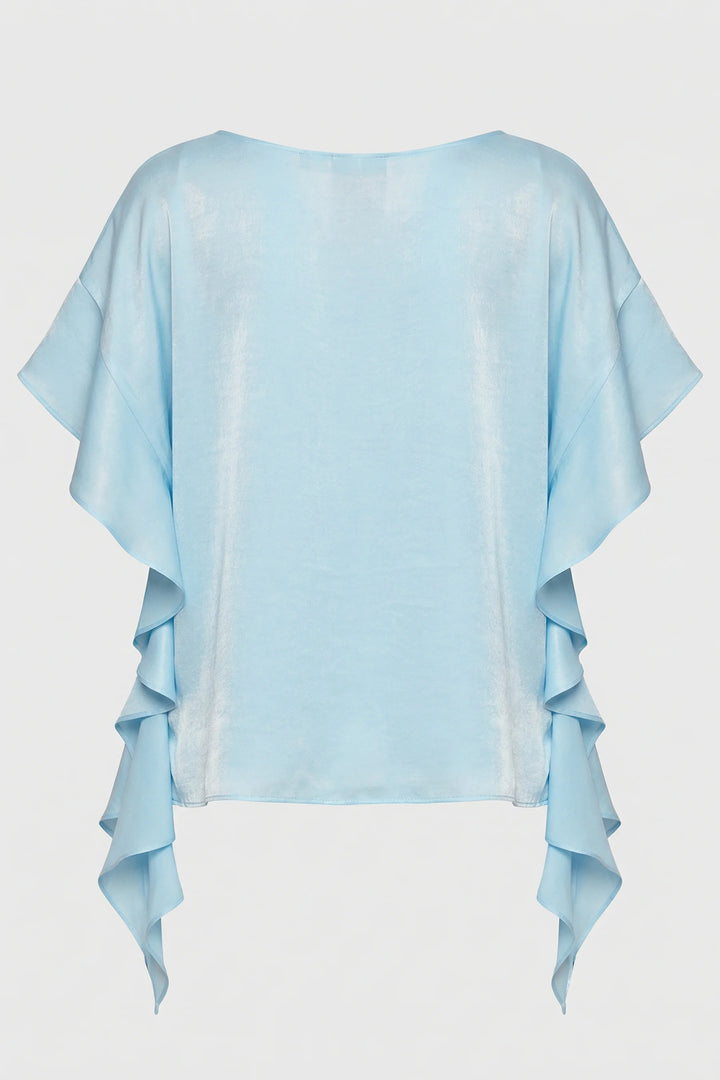 Sal Luxury Boat Neck Blouse