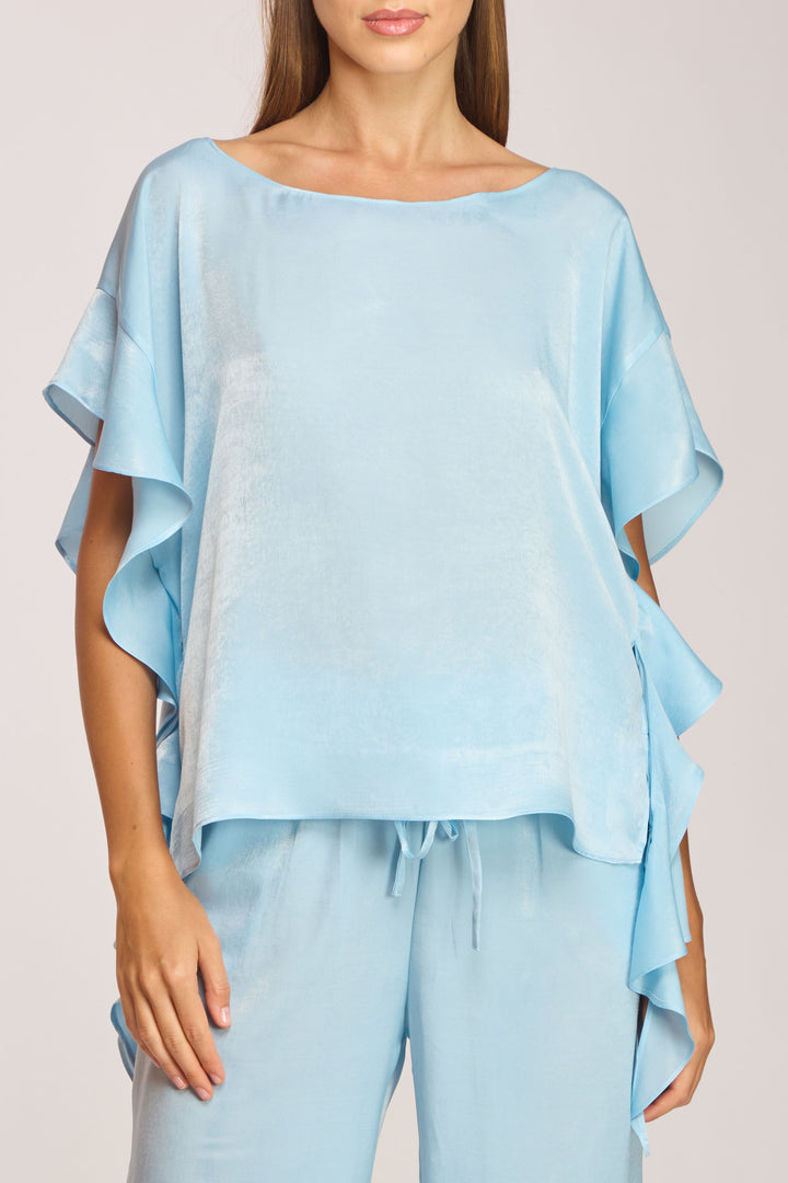 Sal Luxury Boat Neck Blouse