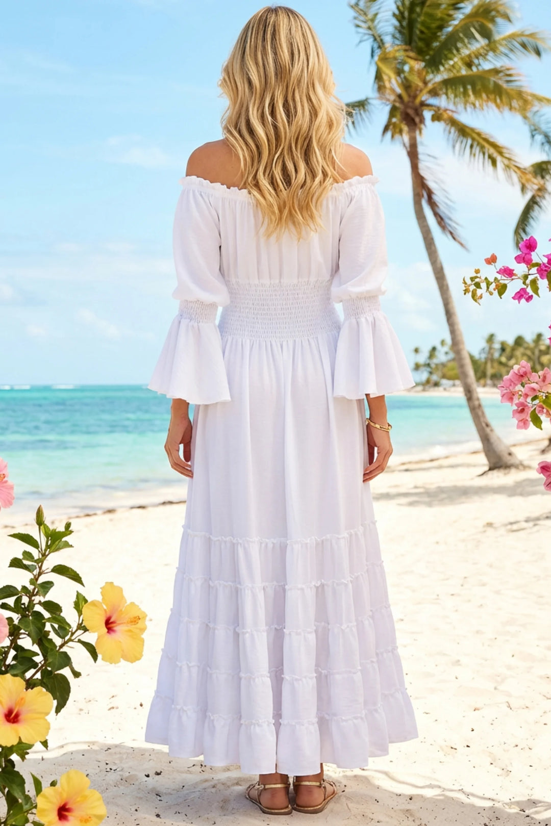 Vix Off The Shoulder Maxi Dress