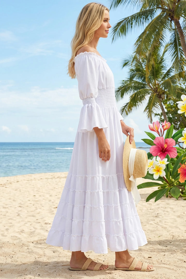 Vix Off The Shoulder Maxi Dress
