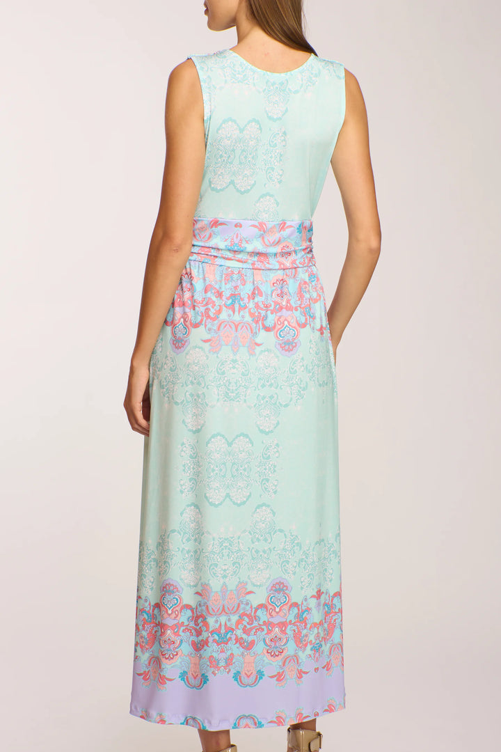 Gia V Neck Sleeveless Midi Dress