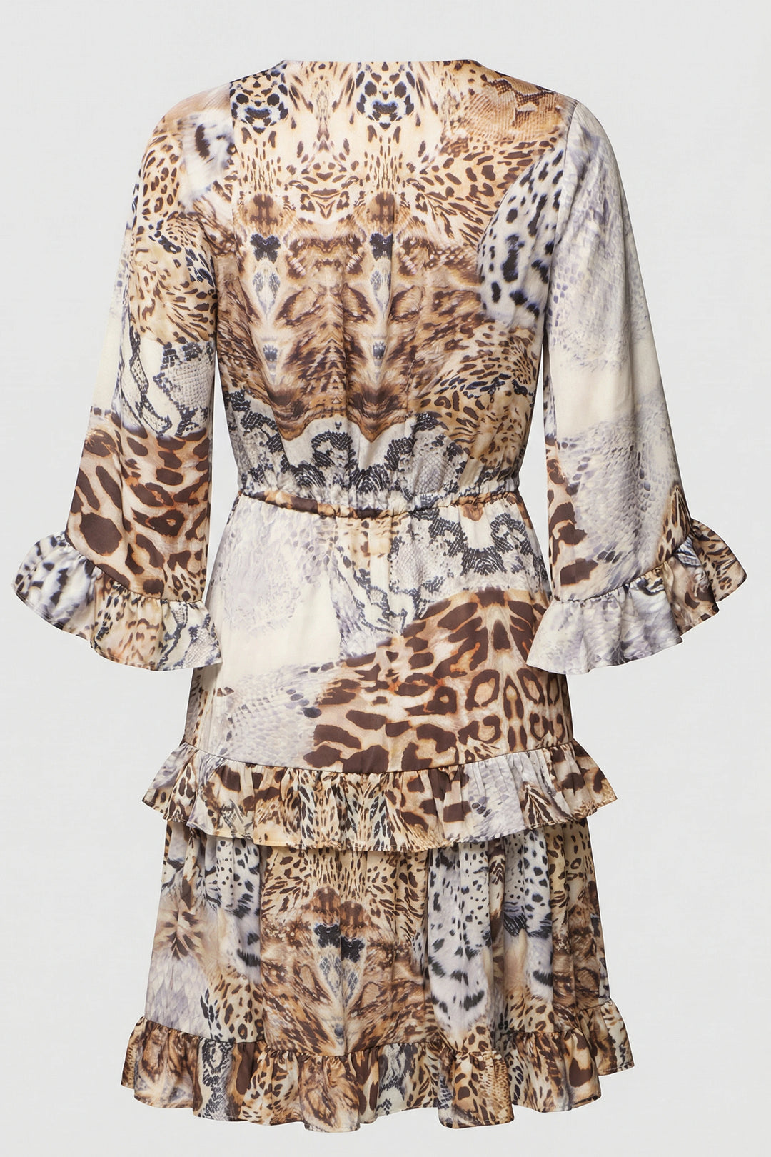 Nina Tiered V Neck Dress