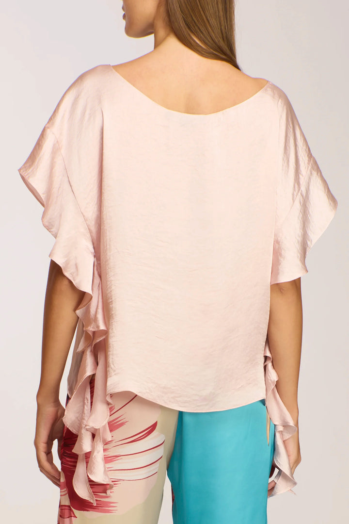 Galina Ruffle Sleeve Top