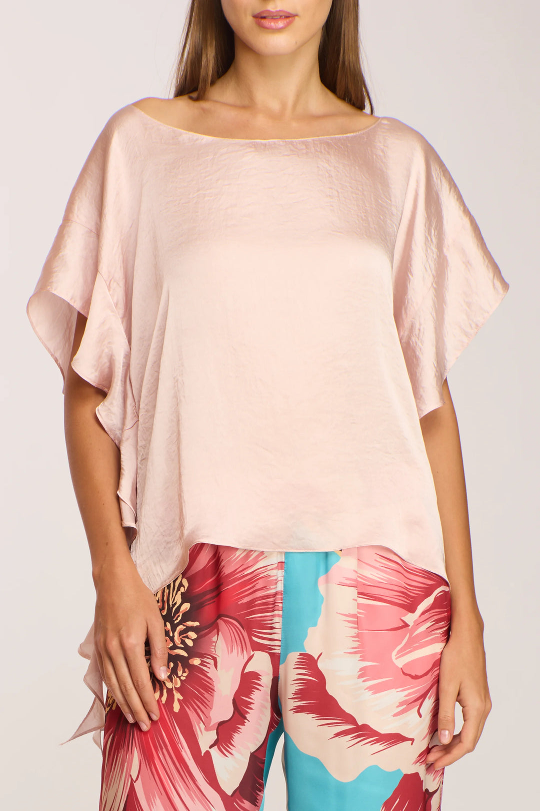 Galina Ruffle Sleeve Top