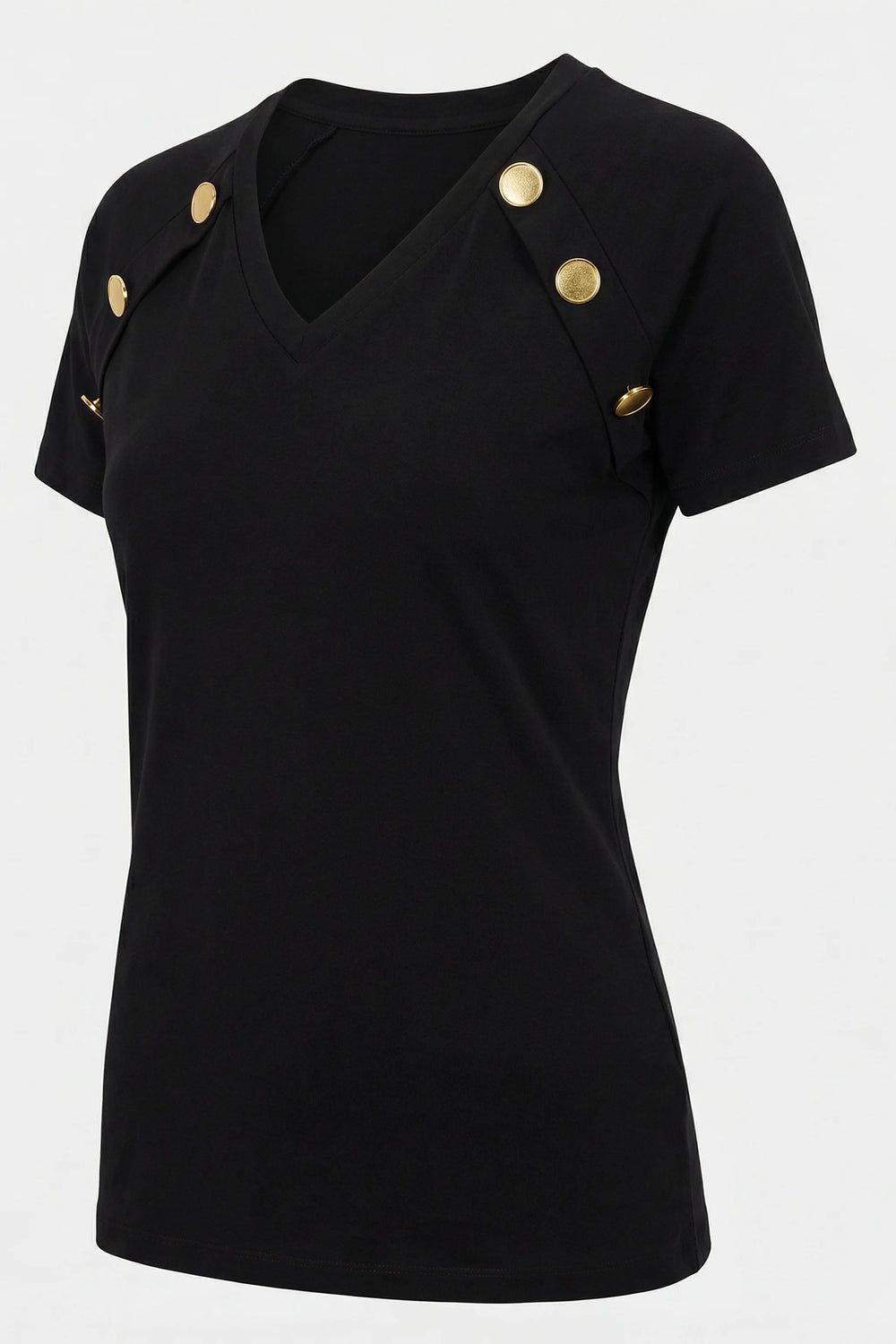 Tere Top fabric detail with smooth stretch knit texture ghost image view