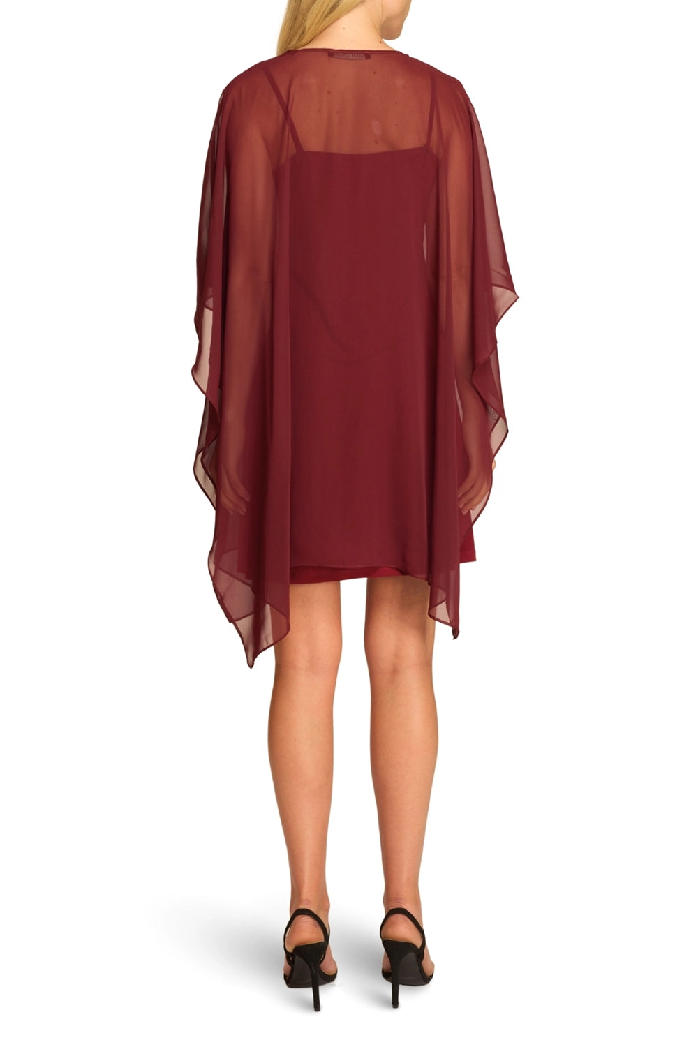 Iris Chiffon Cocktail Mini Dress