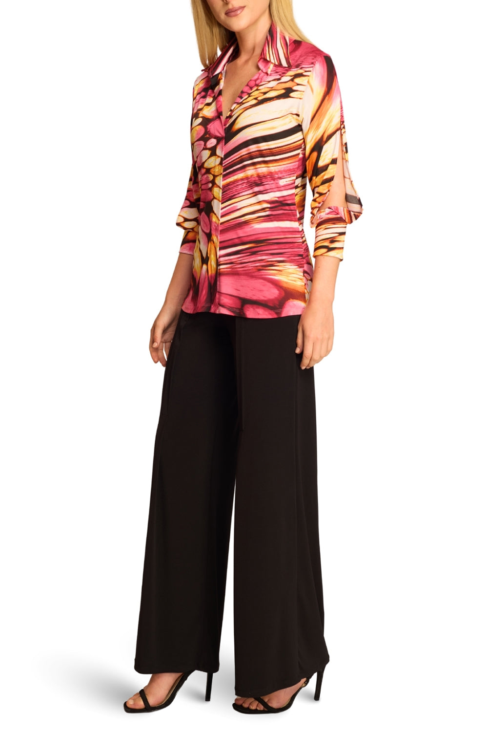 Copper Wide-Leg Pant