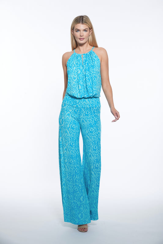 Walter Jumpsuit in Atlantis Print by Julian Chang