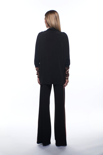 Nora Pant - Black/Gold