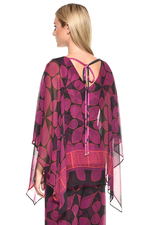 Liverpool Sheer Square Overlay Top | Julian Chang