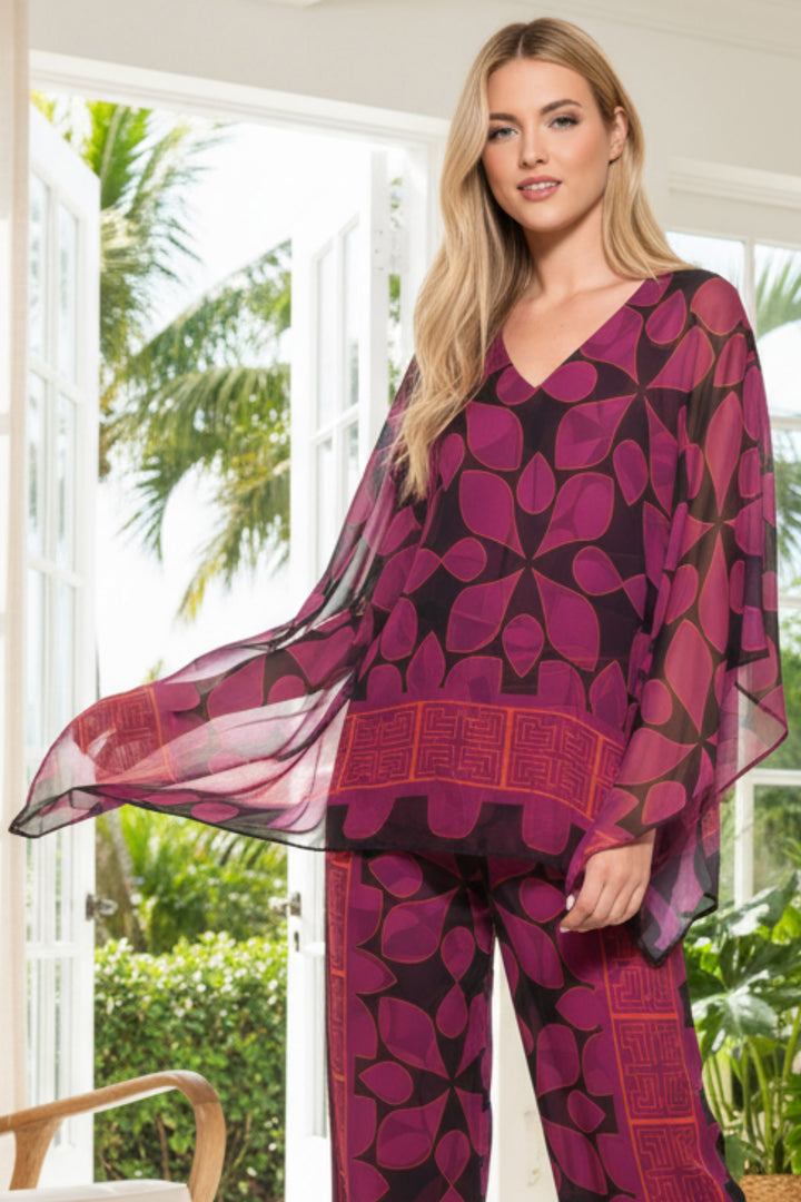 Liverpool Sheer Square Overlay Top | Julian Chang