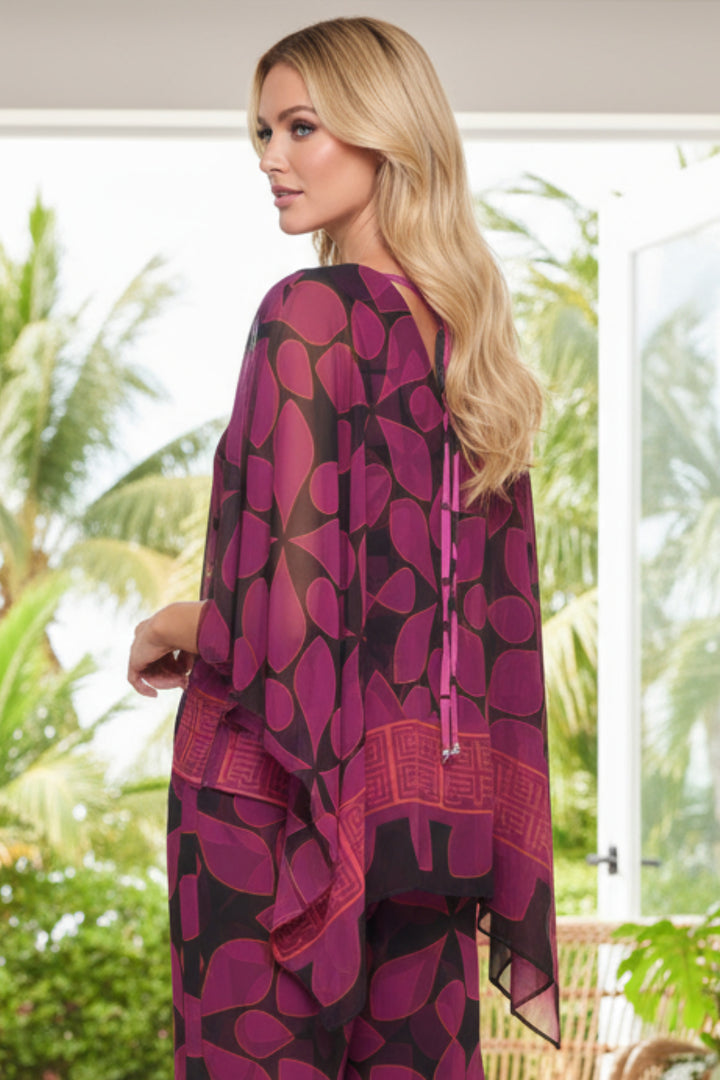 Liverpool Sheer Square Overlay Top | Julian Chang