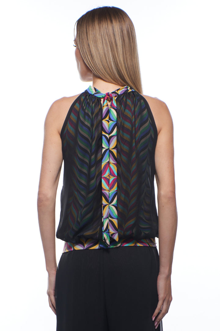 Alba High Neck Halter Style Amigo Top
