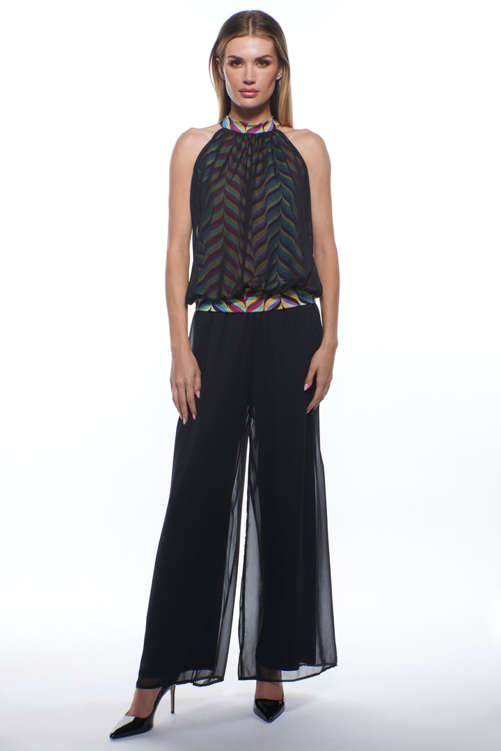 Alba High Neck Halter Style Amigo Top