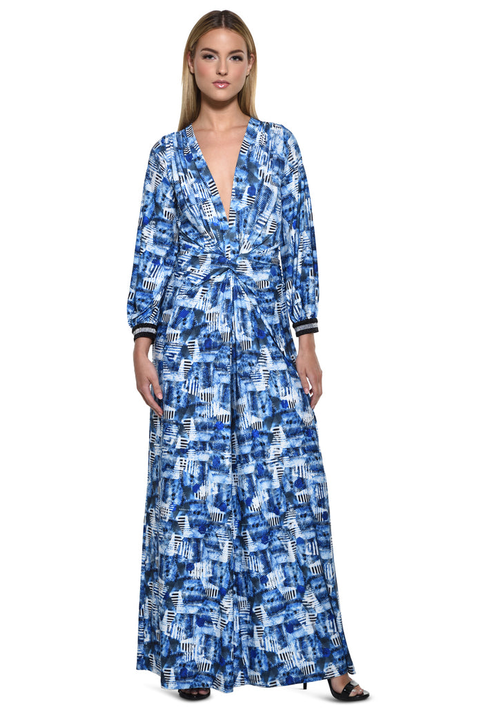 Amber Billow Sleeve Wide Leg Jumpsuit