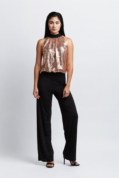 Kiss Jumpsuit - Rose Gold Combo