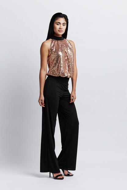 Kiss Jumpsuit - Rose Gold Combo