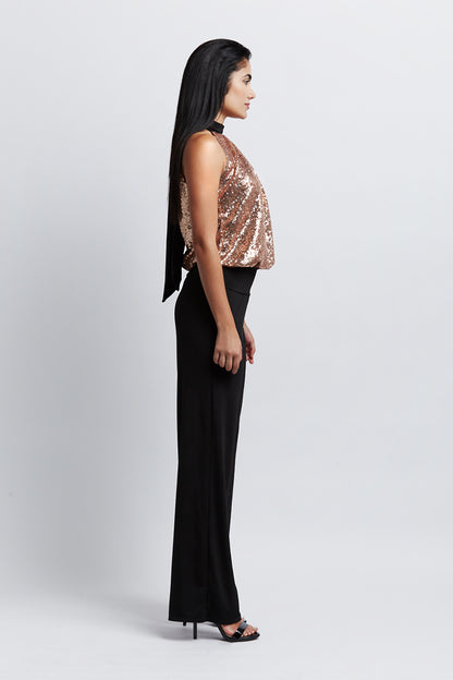 Kiss Jumpsuit - Rose Gold Combo