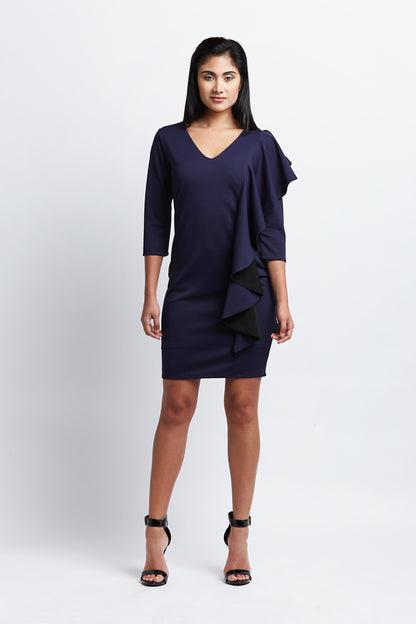 Luna Dress Navy
