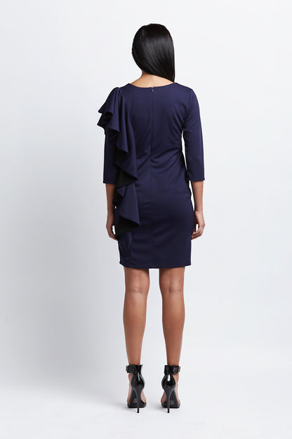 Luna Dress Navy