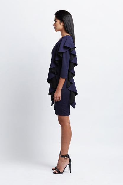 Luna Dress Navy